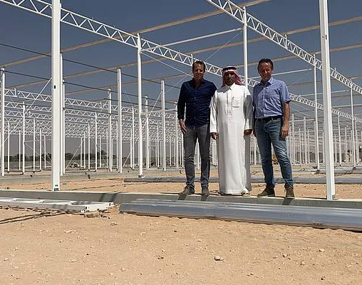 DAVA leadership at the greenhouse